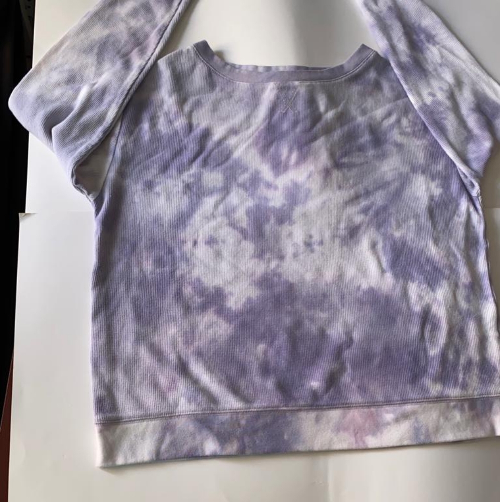 Splendid women Waffle sweat shirt